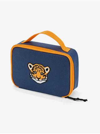 Oranžovo-modrý dětský termo svačinový box Reisenthel Tygr