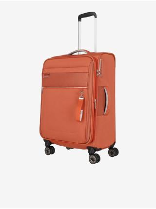 Oranžový cestovní kufr Travelite Miigo 4w M Copper/chutney