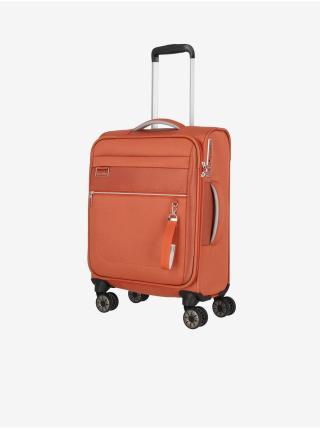 Oranžový cestovní kufr Travelite Miigo 4w S Copper/chutney