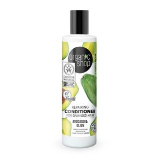Organic Shop Regenerační kondicionér pro poškozené vlasy Avokádo a olivy 280 ml