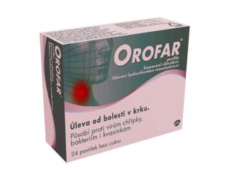 Orofar 1mg/1mg pastilka 24