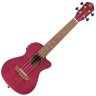 Ortega RURUBY-CE Koncertní ukulele Ruby Raspberry