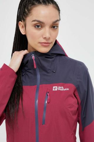 Outdoorová bunda Jack Wolfskin Go Hike červená barva