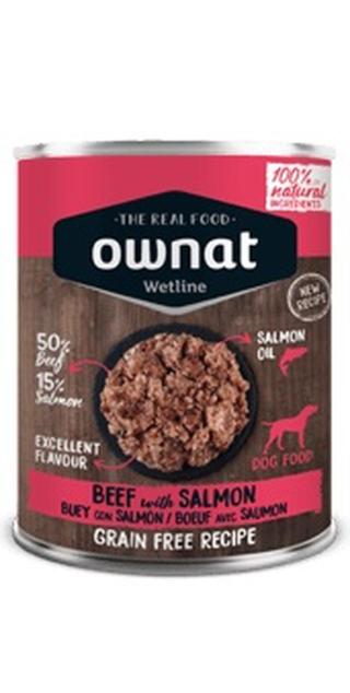 Ownat Dog Wetline Beef & Salmon konzerva 395 g