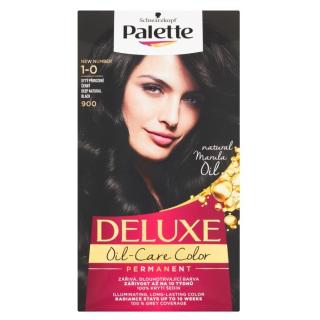 PALETTE Deluxe Barva na vlasy 1-0  Sytý přirozeně černý