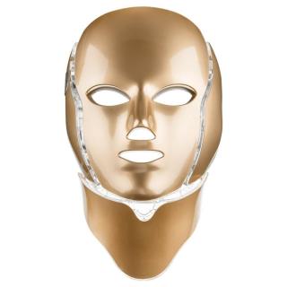 Palsar 7 Ošetřující LED maska na obličej a krk zlatá