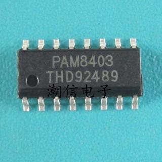 PAM8403 Stereo audio zesilovač třídy D bez filtrů