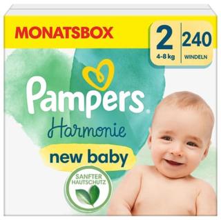 Pampers Harmonie velikost 2, 4kg - 8kg, měsíční balení