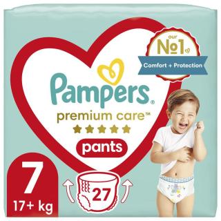 PAMPERS Kalhotky plenkové Premium Care Pants vel. 7  17+ kg