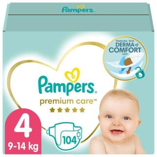 Pampers Premium Care 4 9-14 kg 104 ks