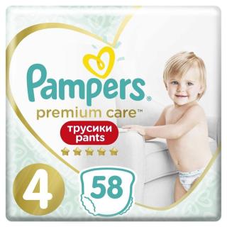 Pampers Premium Care Pants 4 58 ks