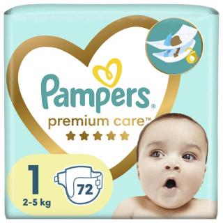PAMPERS Premium Care Pleny jednorázové 1  72 ks