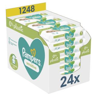 PAMPERS Sensitive baby dětské čistící ubrousky 24 x 52 ks