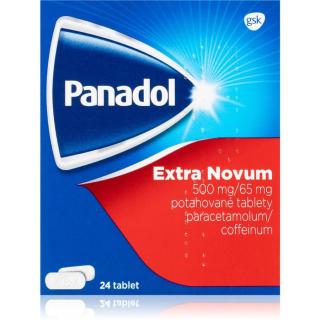 Panadol Panadol Extra Novum 500mg potahované tablety ke snížení horečky a tlumení bolesti 24 tbl