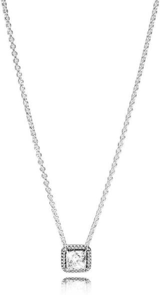 Pandora Luxusní náhrdelník s třpytivým přívěskem 396241CZ-45