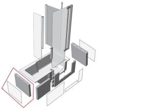 Panel k vaně Artweger Duett 75 cm akrylát SIKOVADPS75