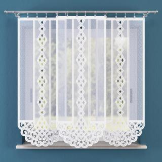 Panelová dekorační záclona WIOLA, bílá, šířka 60 cm výška od 120 cm do 160 cm  MyBestHome Rozměr: 60x160 cm