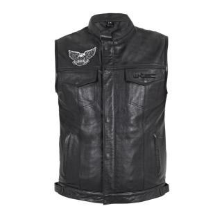 Pánská moto vesta W-TEC Midvora  černá  4XL