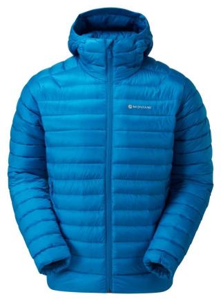 Pánská péřová bunda s kapucí Montane Anti-Freeze Hoodie electric blue XL
