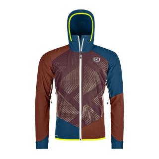 Pánská skialpinistická a softshellová bunda Ortovox Col Becchei Jacket Clay orange L