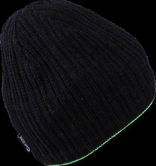 Pánská zimní čepice sherpa gilles černá/zelená uni