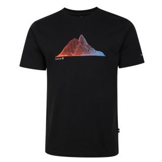Pánské bavlněné tričko dare2b movement černá s