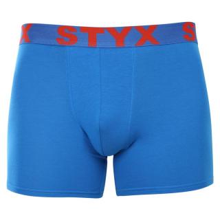 Pánské boxerky Styx long sportovní guma modré  XL