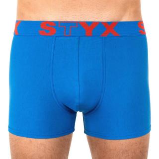 Pánské boxerky Styx sportovní guma modré  L
