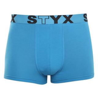 Pánské boxerky Styx sportovní guma světle modré  M