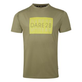 Pánské funkční tričko dare2b escalation zelená xl