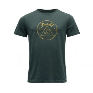 Pánské Merino triko Devold 1853 Man Tee zelená XL