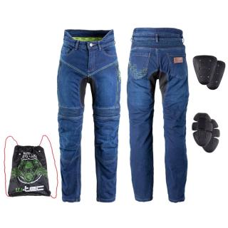 Pánské moto jeansy W-TEC Biterillo  modrá  6XL