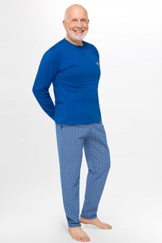 Pánské pyžamo Martel Marcel II - Maxi Modrá 3XL