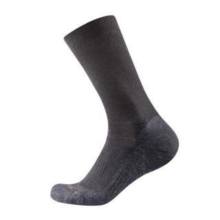 Pánské středně teplé vlněné ponožky Devold Multi Medium černá 41-43
