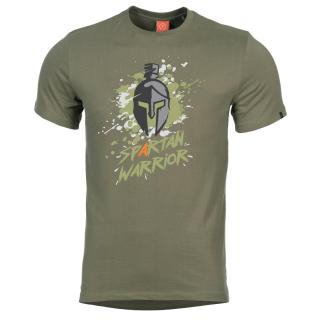 Pánské tričko PENTAGON® Spartan Warrior - zelené