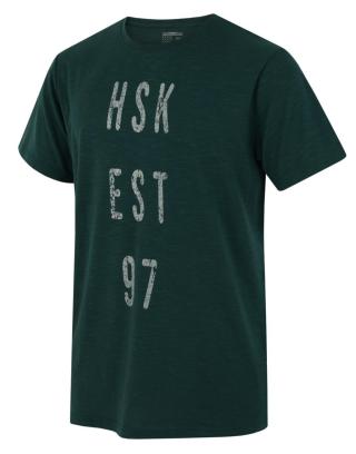 Pánské triko Husky Tingl M dk.green L