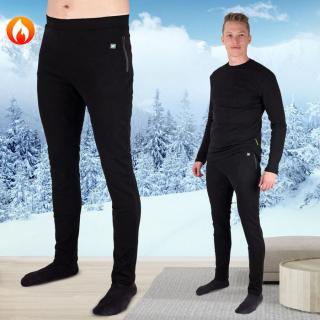 Pánské vyhřívané kalhoty W-TEC Insupants  černá  3XL