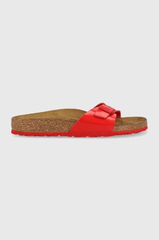 Pantofle Birkenstock Madrid dámské, červená barva, 1024111
