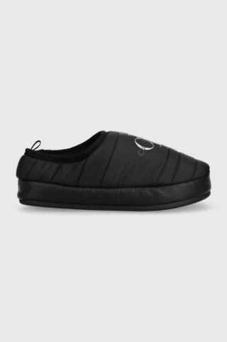 Pantofle Calvin Klein Jeans Home Slipper Wn černá barva