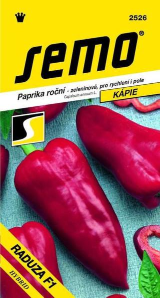 Paprika Raduza F1 pravá kapie