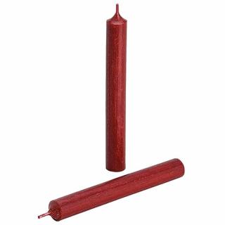 Parafínová stolní svíčka tmavě červená 18 cm - 18 x 2 cm