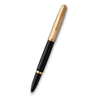 Parker 51 Deluxe Black GT 18K hrot M