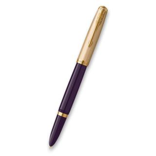 Parker 51 Deluxe Plum GT 18K hrot M