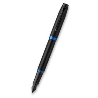 Parker IM Vibrant Rings Marine Blue - plnicí pero hrot M