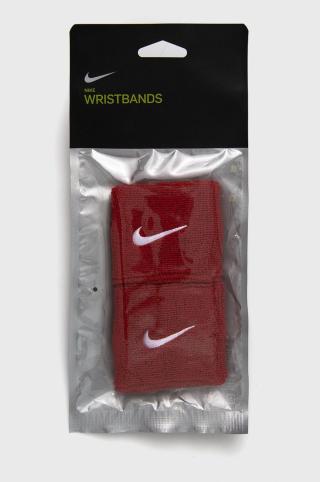 Pásek na zápěstí Nike červená barva