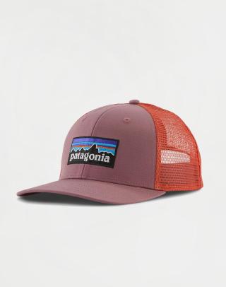 Patagonia P-6 Logo Trucker Hat Evening Mauve