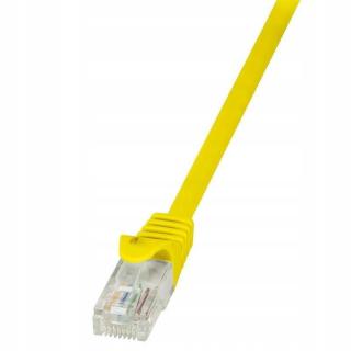 Patchcord LogiLink CP1027U CAT5e U/utp 0,50m, žlutý