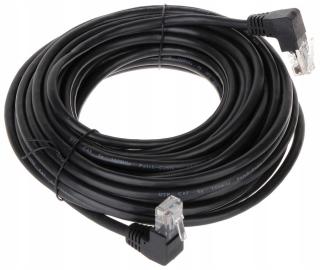 Patchcord RJ45/10-KK/B černý kat.5e 10m