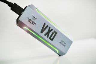 Patriot VXD externí box USB 3.2 M.2 NVMe SSD RGB