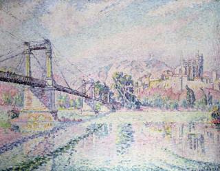 Paul Signac - Obrazová reprodukce The Bridge, 1928,